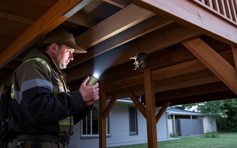 Under Deck Possum Removal in Murrumbeena